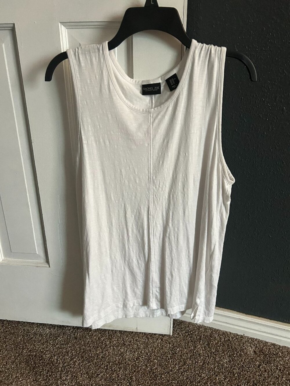 Rachel Zoe Bright White Tunic Tank Top Size  XL